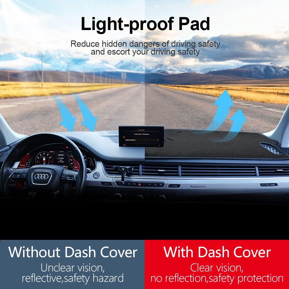 Dash Cover  Fit For Nissan Altima 2005 2006 Dashboard Cover Mat Pad (05-06 Black)