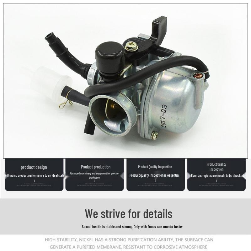 Tianhong TH90 Carburetor for Tianjin Honda 90 with Manual/Cable Pull Choke Fuel Saver