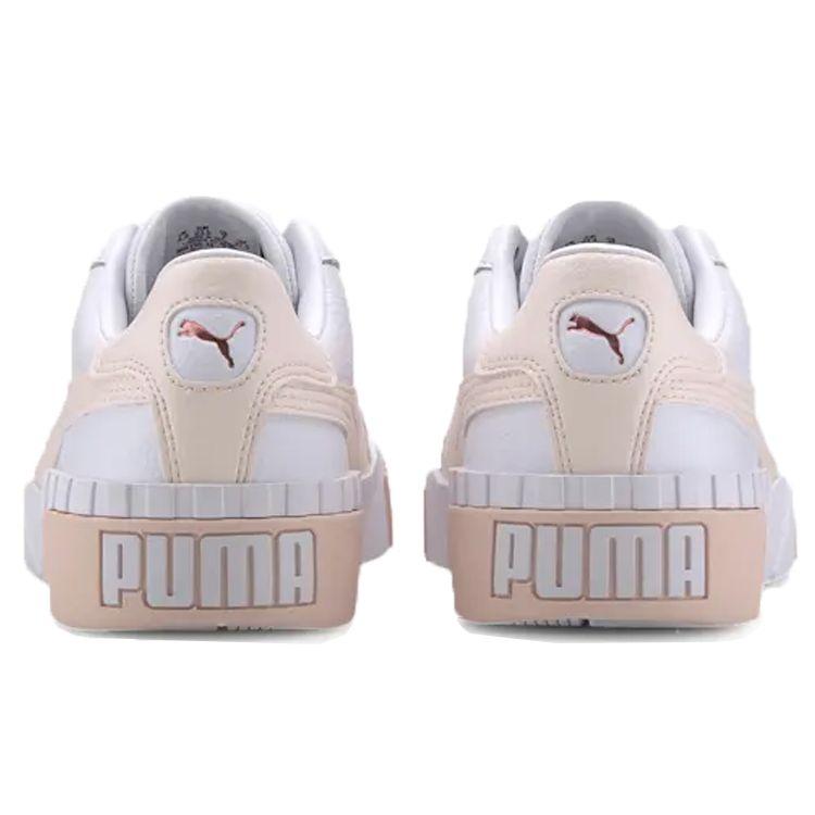 Puma Cali Slip Resistant Lightweight Low Top Skate Shoes Women Sneakers White Pink 369155-13