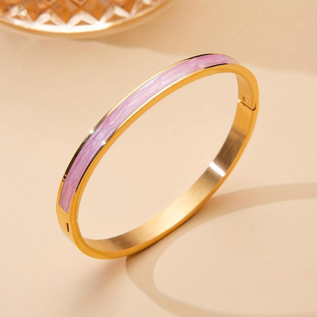 Starry Sky Women's Titanium Steel Bracelet - Non-Fading, Versatile, Full Diamond Stainless Steel, High-End Silver Fashion Accessory