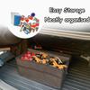 Large Anti Slip Compartment Boot Storage Organizer Tool Car Storage Bag Car Trunk Organizer Soft Felt Storage Box Accessories