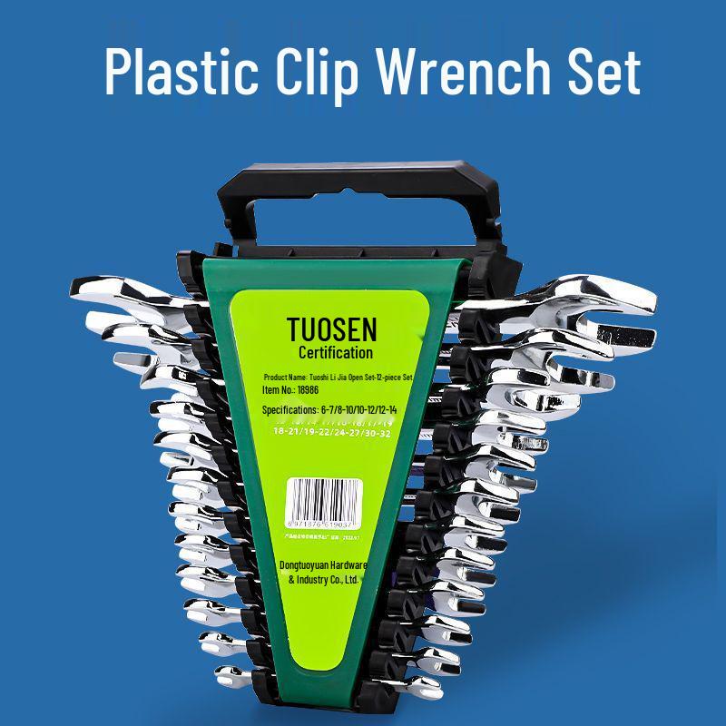 Set chei combinate cu capăt deschis și capăt inelar cu cap dublu - Set scule de reparații cu finisaj oglindă