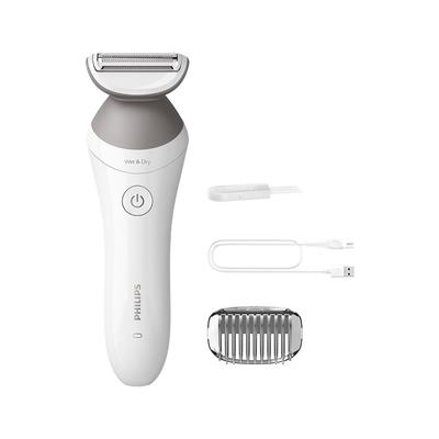 Philips 6000 Series Körperepilierer Weiß + Grau, BRL126/00, Rasierapparat zur Haarentfernung