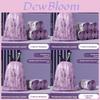 Household Lavender Drawstring Trash Bags With Thick Plastic For Home Use