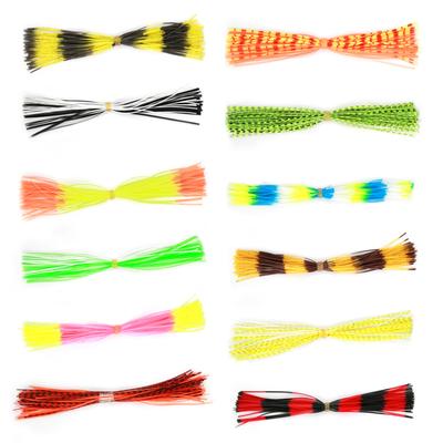 600 Strands Soft, Skirts Accessory for   Spinnerbaits Silicone Lure Fly Tying Materials Rubber Legs Silicone Rubber Skirt Silicone Jig Jig