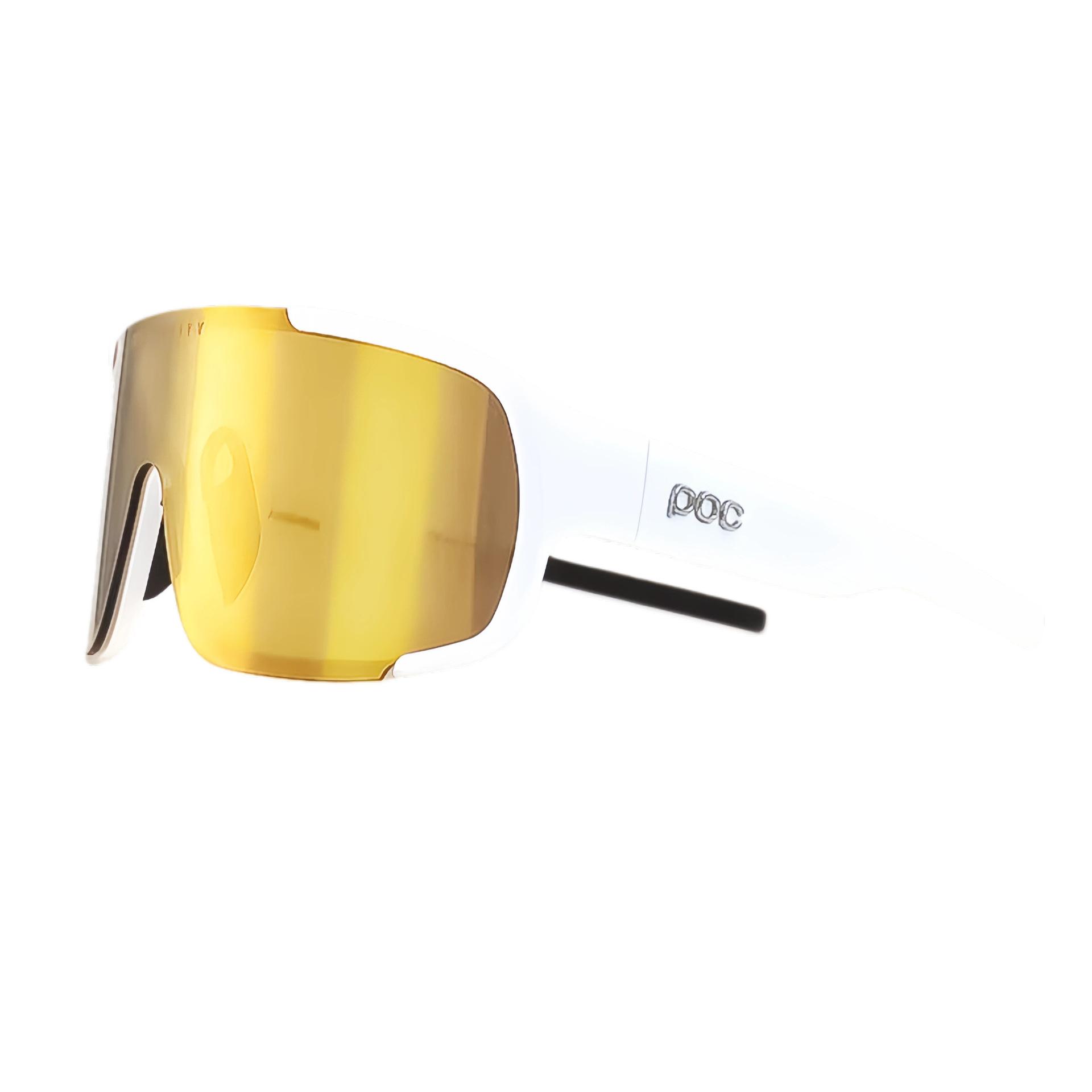 

Mountain windproof cycling glasses, outdoor sports unisex bicycle sunglasses, goggles for cycling White frame tea gold piec