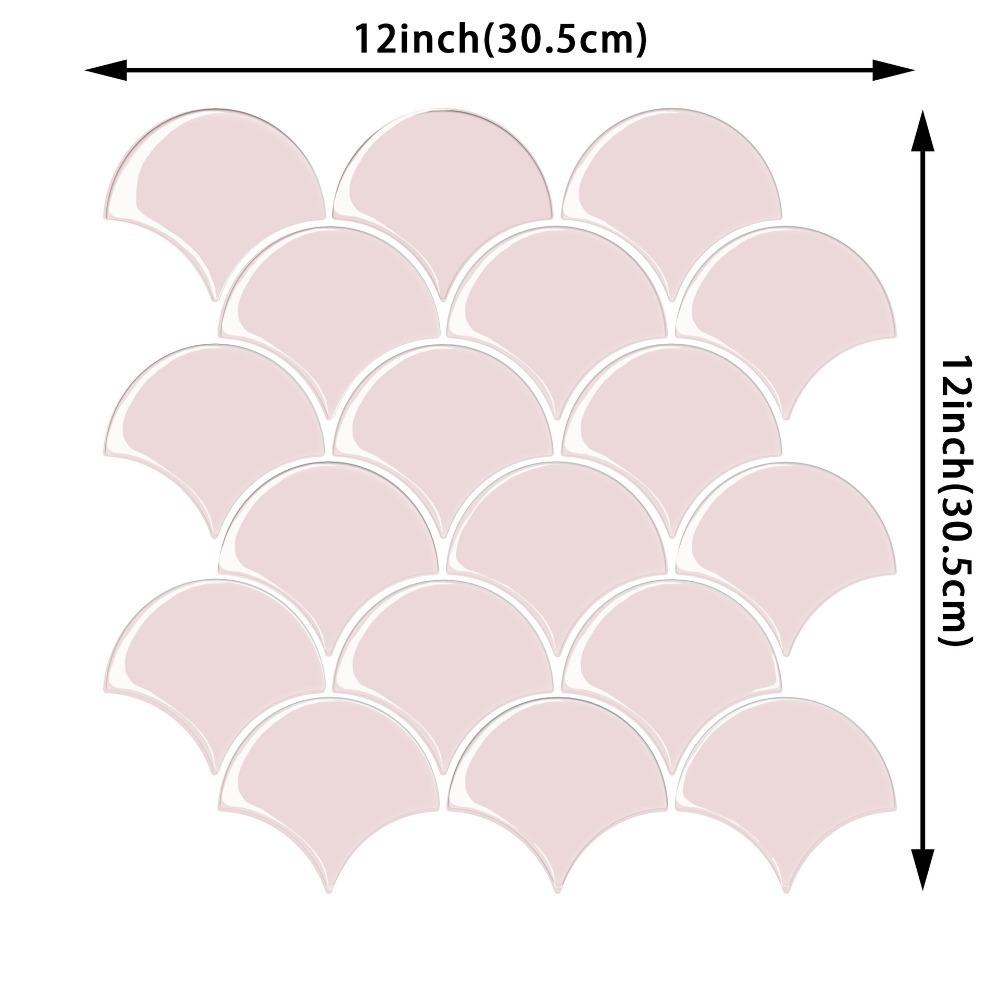 PVC 3D Wall Stickers Waterproof Kitchen Backsplash New Imitation Wall Tiles  For Home Decor