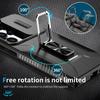 360°Rotating Metal Car Bracket Ring Phone Case For Samsung S25 Ultra S23 S21 S22 S24 Ultra Plus Camera Push Pull Protection Case