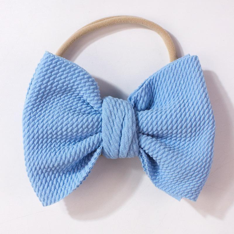 New versatile nylon baby headband, cute bow children's headscarf, thin breathable baby hair accessories