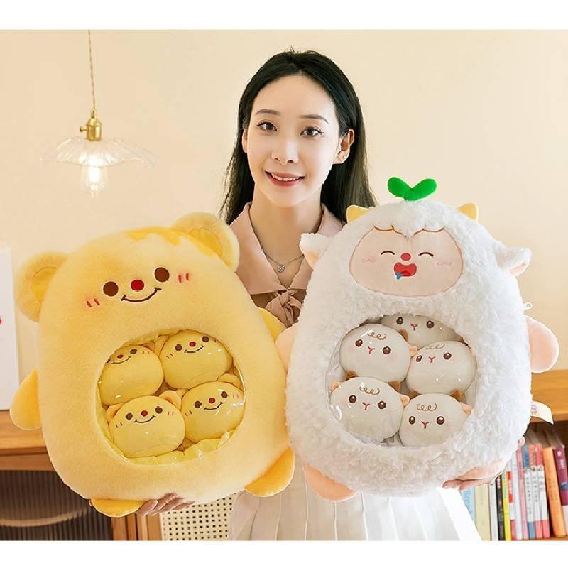 Adorable Capybara Plush Toy Soft Stuffed Animal Cushion For Kids And Office Use