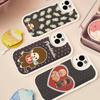 Cute M-monchhichis-s Leather Phone Case For IPhone 15 14 13 Pro Max 12 11 16 Plus Phone Cover