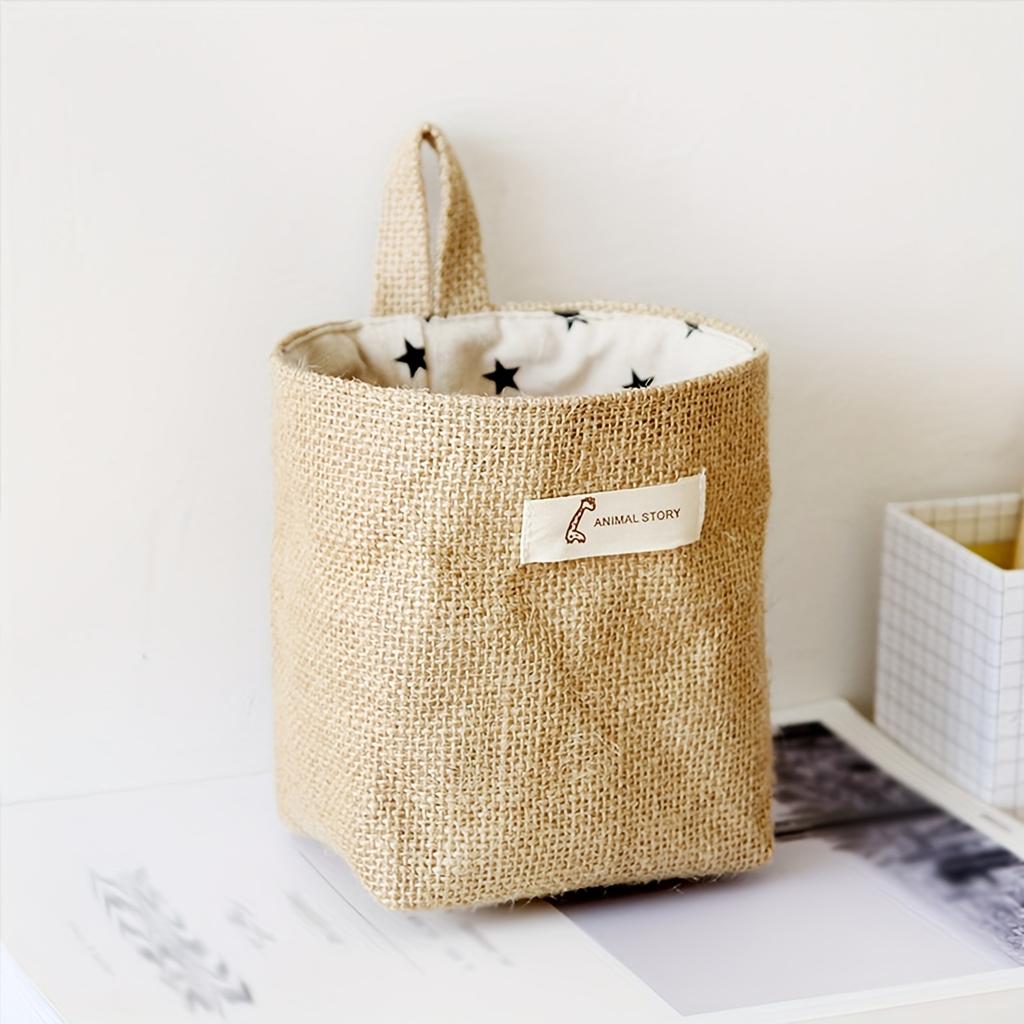 1Pc Mini Storage Basket, Wall Hanging Organizer for Fruits & Vegetables, Multipurpose Basket for Home Decor & Sundries Storage