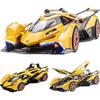 1/32 Toy Cars Lambo V12 Race Car Toys Model Die-cast Pull Back Model with Sound and Light Toy Vehicle for 3+Year Old Boys Festival Gift Car