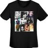 Janet Music Jackson T-Shirt Damen Baumwolle Performance Basic Kurzarm T-Shirt Tops Tees Schwarz...