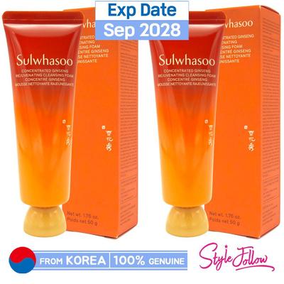 2pcs_Concentrated Ginseng Rejuvenating Cleansing Foam 50g (Sample)