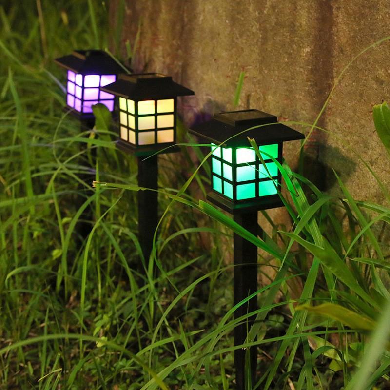 

Solar Powered Outdoor Waterproof Walkway Landscape Light Small House shaped for Path Garden Yard Patio Lawn Night Light Decor 1pc