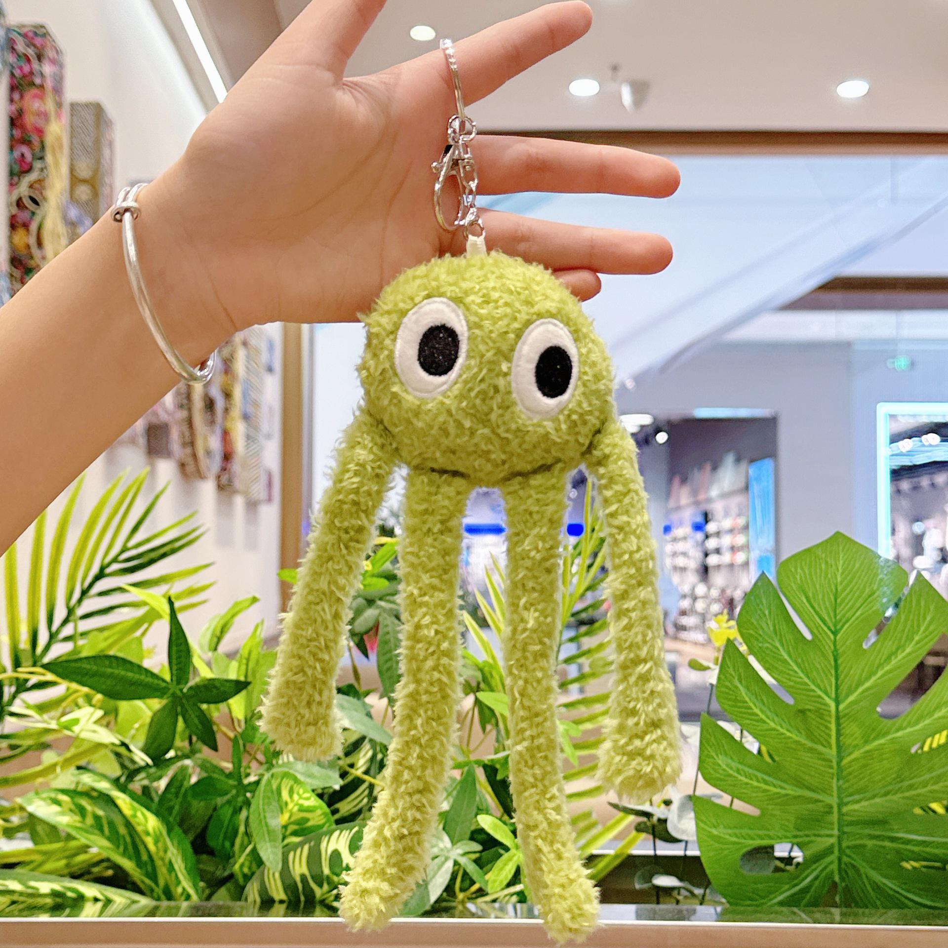 Очаровательный плюшевый брелок в виде осьминога: Милый мультяшный кулон в виде морского животного 20 cm Tall