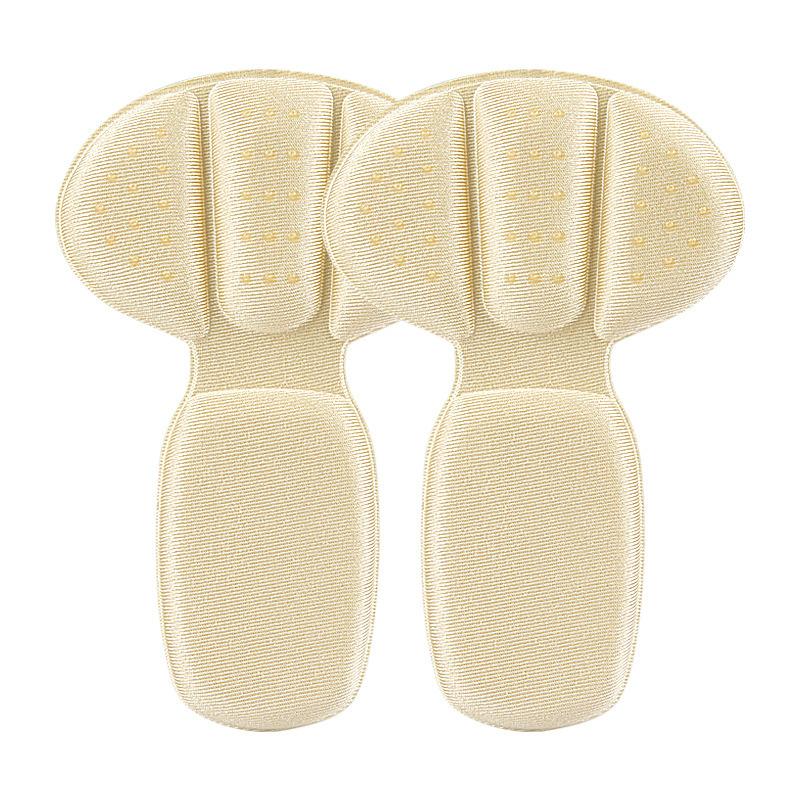 2-in-1 heel sticker, high heels thickened, anti-wear and anti-wear, no heel adjustment, half-size pad dispensing glue, anti-skid heel sticker
