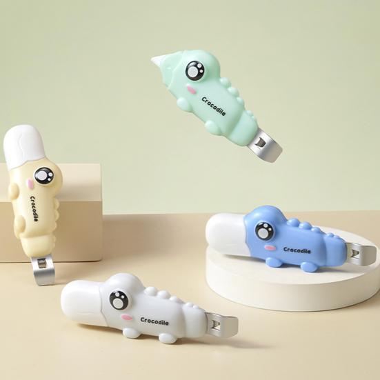 Cute Crocodile Magnetic Bottle Opener Cartoon Beer Cap Remover Refrigerator Magnet Double-headed Kitchen Tool