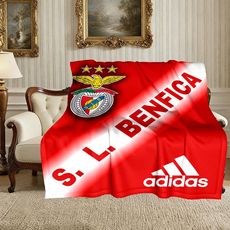 1 Stück SL Benfica Decke, Gemütliche Bedruckte Wohndecke, Ein Herzliches Geschenk für Ihre Familie und Freunde
