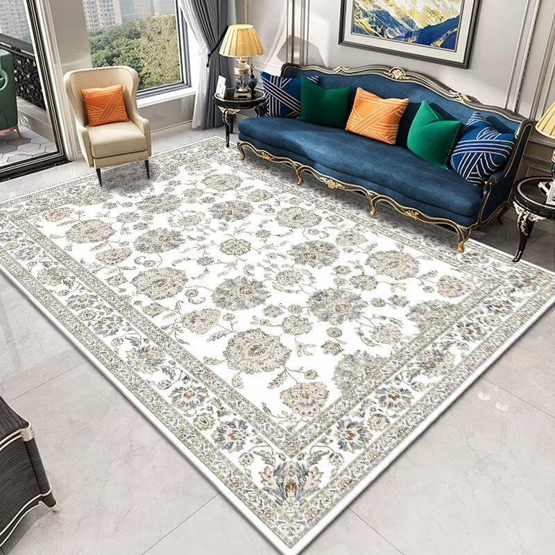 Bohemian Retro Coffee Tables Mat Bedroom Decoration Persian Non-slip kitchen floor carpet Washable Boho rugs Living Room Rug