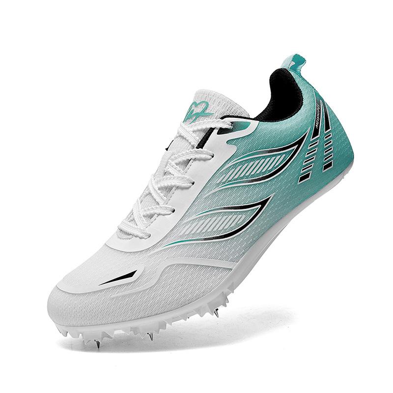Men Women Spikes Track And Field Shoes Professional Nail Running Shoes Unisex Leather Speed Athletics Sneakers Outdoor Training