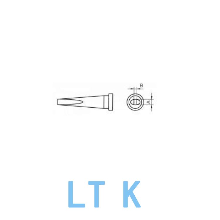 Weller LT K 1.2mm Straight Chisel Soldering Tip for WSP80/WP80