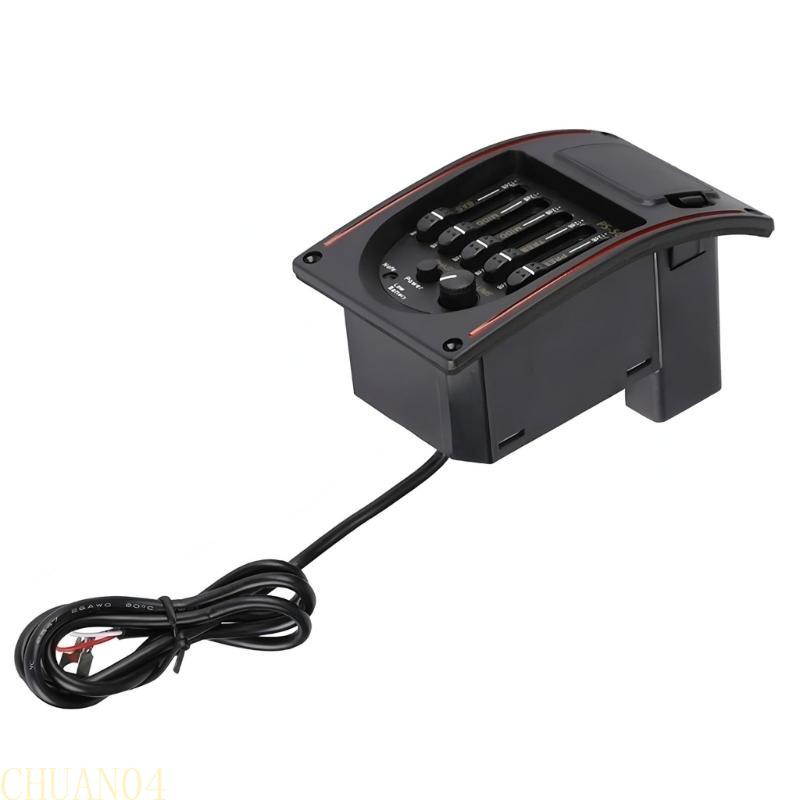 A1A2 Acoustic Guitar 5 Band EQ Preamp Amplifier Guitar Pickup Piezo Systems Guitar Tuner Guitar Pickups