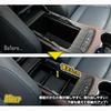 CORSA 80 Harrier Console Box Storage Divider Tray Set, Center Console Lid Side Add-on Box, Interior Storage Box for Small Items, Smartphones, Non-Slip