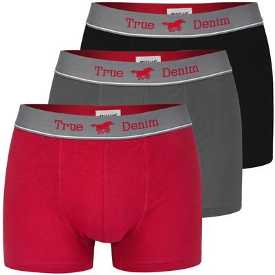 Men's Cotton Boxer Shorts 3 Pcs 4148