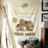 Tapiz de Pared con Nombre Personalizado The Wombles Colgante de Pared Estético Manta de Tela Impresa Tapices Decorativos para Dormitorio Sala de Estar Decoración del Hogar