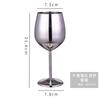 Stainless Steel Champagne Glasses Red Wine Glasses Cocktail Glasses Tall Champagne Glasses Red Wine Glasses Plated Wine Glasses