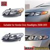 Compatible Headlight Half Assembly for 2006-2011 8th Gen Civic FA1