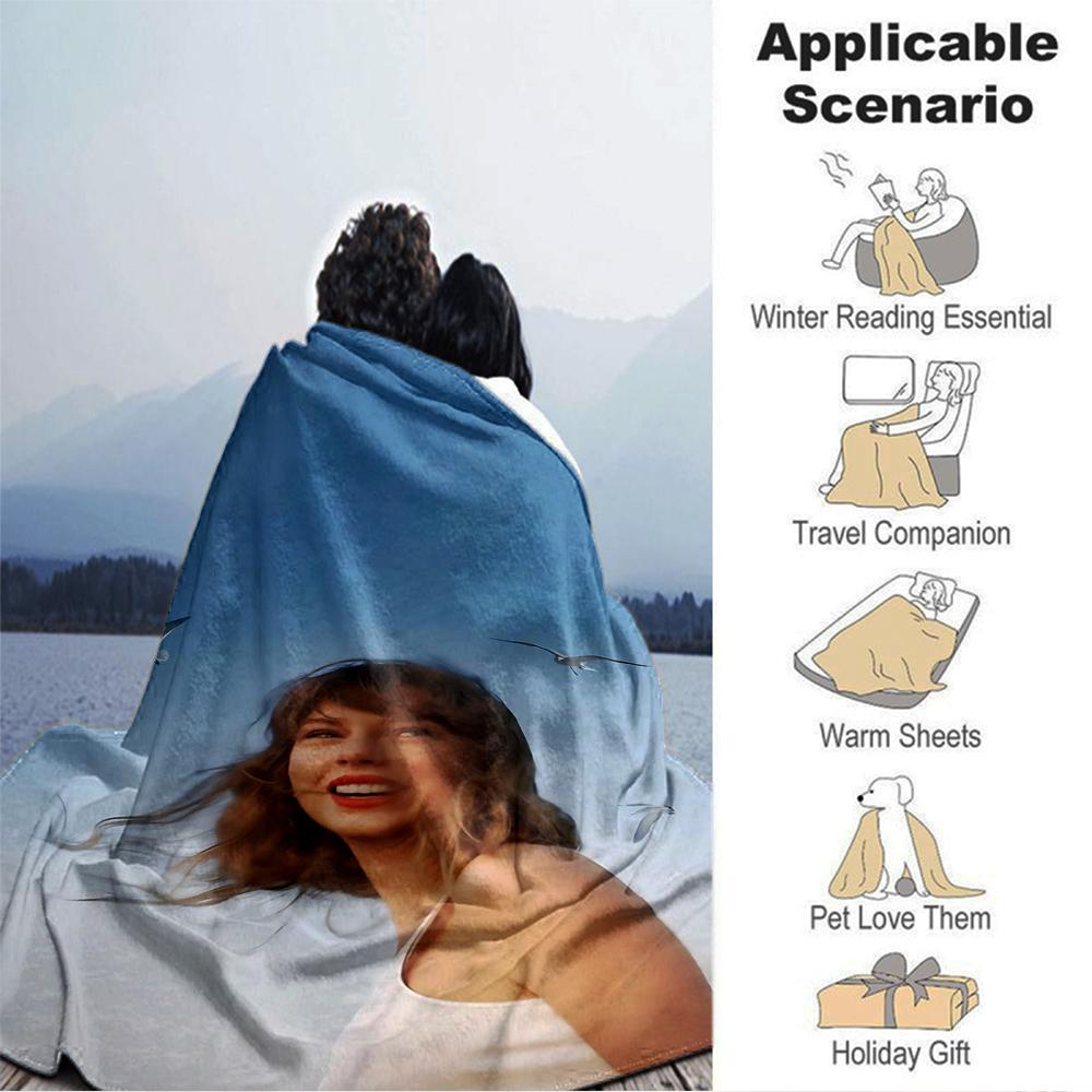 Taylor Swift'S Album Cover Artwork Blanket Soft Throw Blanket For Home Bedroom Bed Sofa Travel Office Solid Christmas Blanket