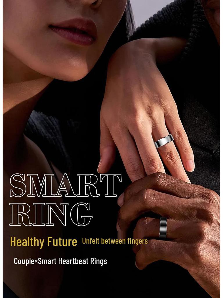 R6 Smart Ring: Sleep, Exercise, Pedometer, Waterproof, Bluetooth, Heart Rate & Blood Oxygen Monitor