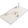 Luxury Leather Waterproof Heat-Resistant Dining Table Mat: Elegant Oil-Proof Desktop Pad for Coffee Tables and Living Rooms