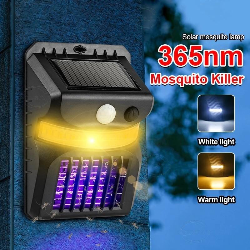 Wall Solar Led Mosquito Killing Light Intelligent Sensing Outdoor Courtyard Lamp