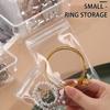Transparent Storage Bag Earrings Necklace Hand Jewelry Box Portable Earrings Ring Storage Bag