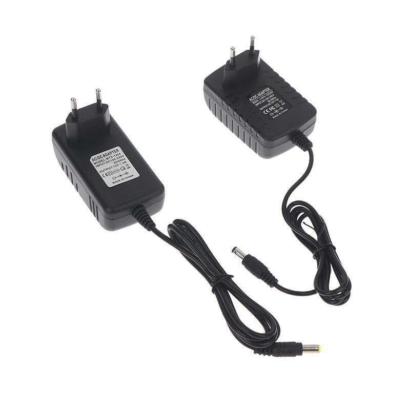 Zasilacz LED 12V DC wtyczka EU 1A 2A 3A 4A 5A 6A 7A 8A Transformator przełączający do taśmy LED Ws2811 Ws2815 Adapter