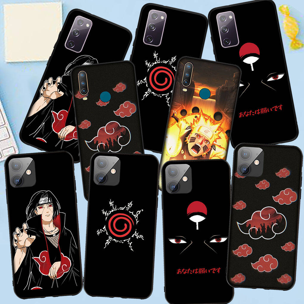 Phone Case for iPhone 17 15 16 Plus XR Redmi Note 14 12 11 13 Pro Max Huawei P30 P20 Lite Y9 OPPO A60 A40 A80 A18 A16 A54 Akatsuki Naruto Itachi Cover