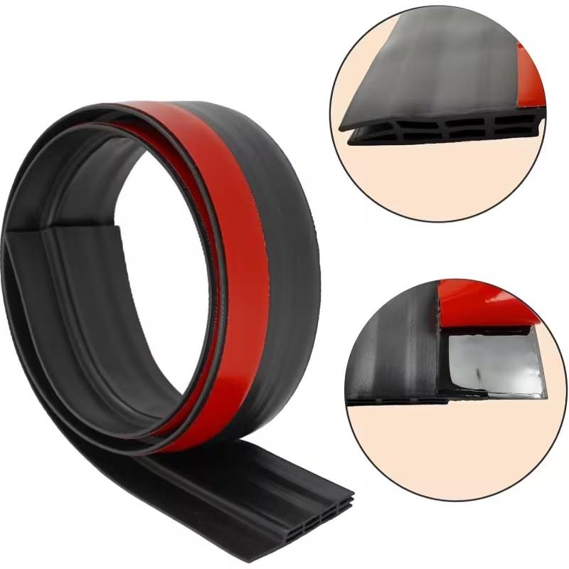 1PC 1M Noise Cold Door Draft Stopper Air Insulation Draft Guard Weather Stripping Garage Window Blocker for Exterior & Interior