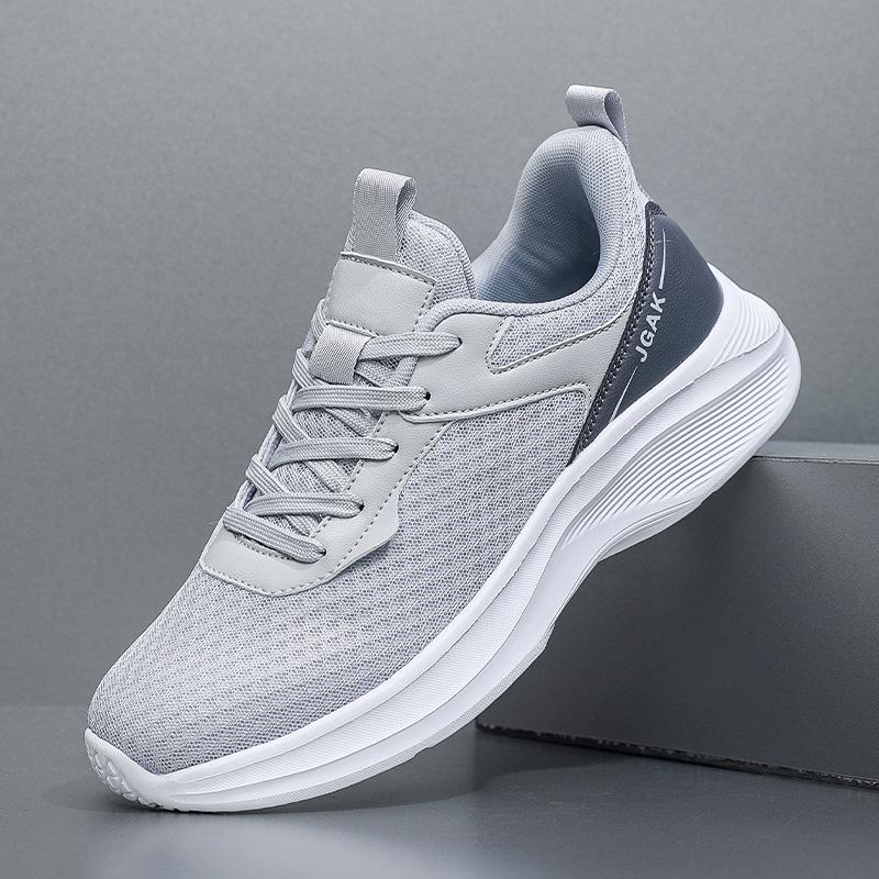 Spring and summer men's large size running sports shoes men's outdoor light and wear-resistant fitness ultra-light shock-absorbing casual shoes