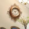 American Style Living Room Wall Clock Restaurant Digital Clock Vintage Corridor Mural Watch Mute Quartz Clock Home Decor Items