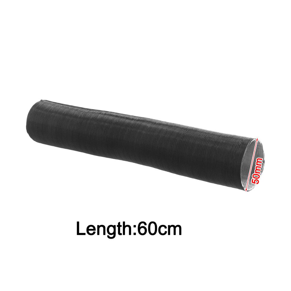 1 Pcs ID50 Mm Heating Duct Auxiliary Heater Accessories Aluminium Foil Air Intake Hose Air Ventilation Pipe Heat Resistant