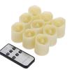 Remote Control LED Ghee Lamp - Romantic Candle Light for Birthday, Wedding, or Dining Table Decor with Timer Function