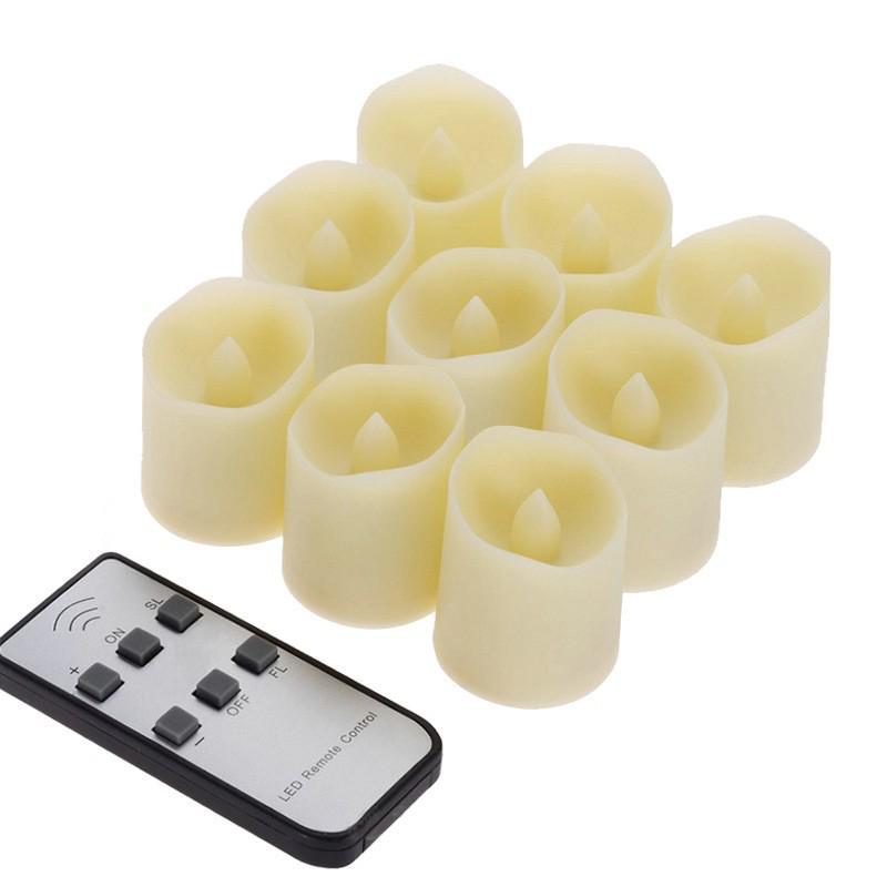 Remote Control LED Ghee Lamp - Romantic Candle Light for Birthday, Wedding, or Dining Table Decor with Timer Function