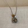 Fashion Spotted Tiger Eye Stone Irregular Pendant Necklace for Women Long Chain Girls Charm Aesthetic Jewelry Accessories