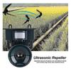 Wabjtam Outdoor Ultrasonic Bird Repeller Solar Powered Ultrasonic Bird Repeller Deer Repeller Cat Repeller Dog Repeller Mouse Repeller Animal