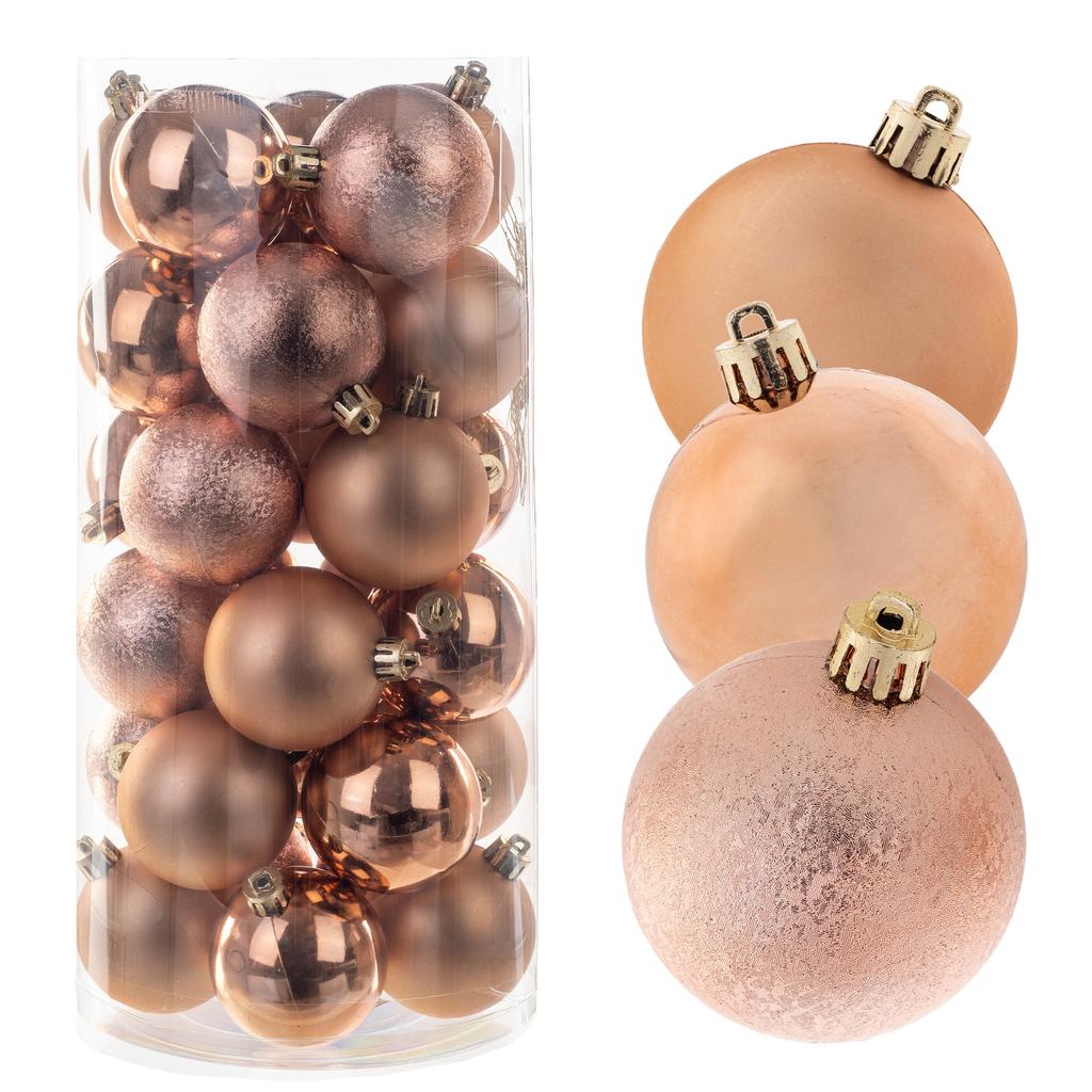 Christmas Tree Baubles Shatterproof Christmas Tree Bauble Christmas Decorations Set 30x