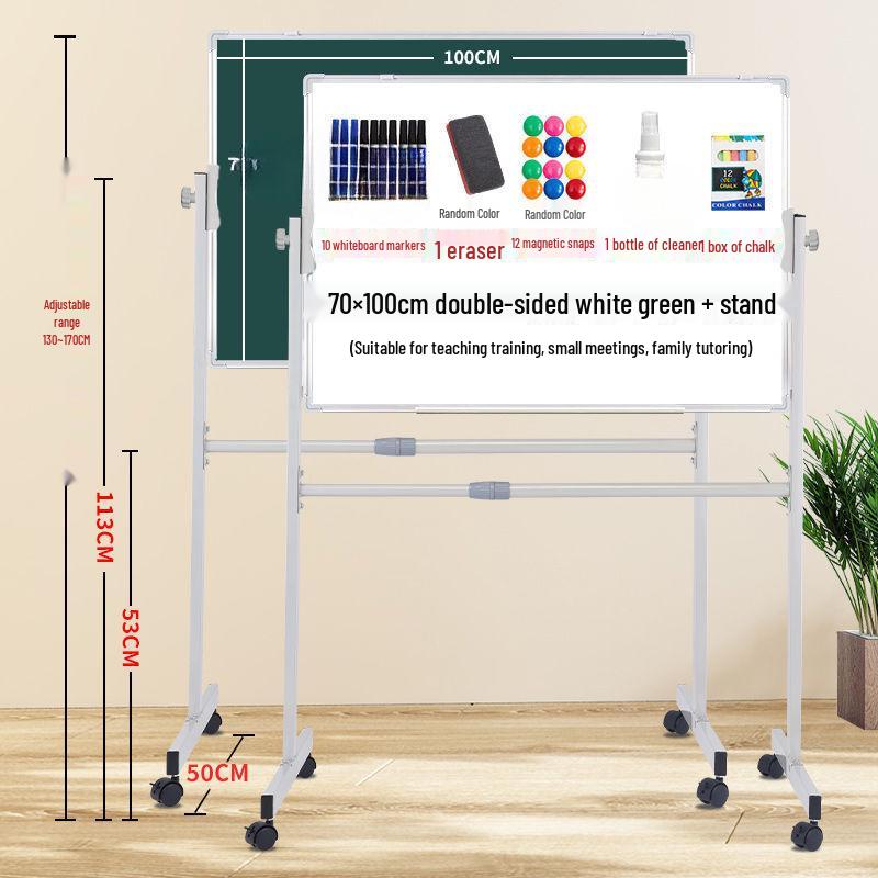 Tablă Albă Magnetică Mobilă - Tablă Ștergătoare pentru Scris și Desen pentru Casă, Predare și Training